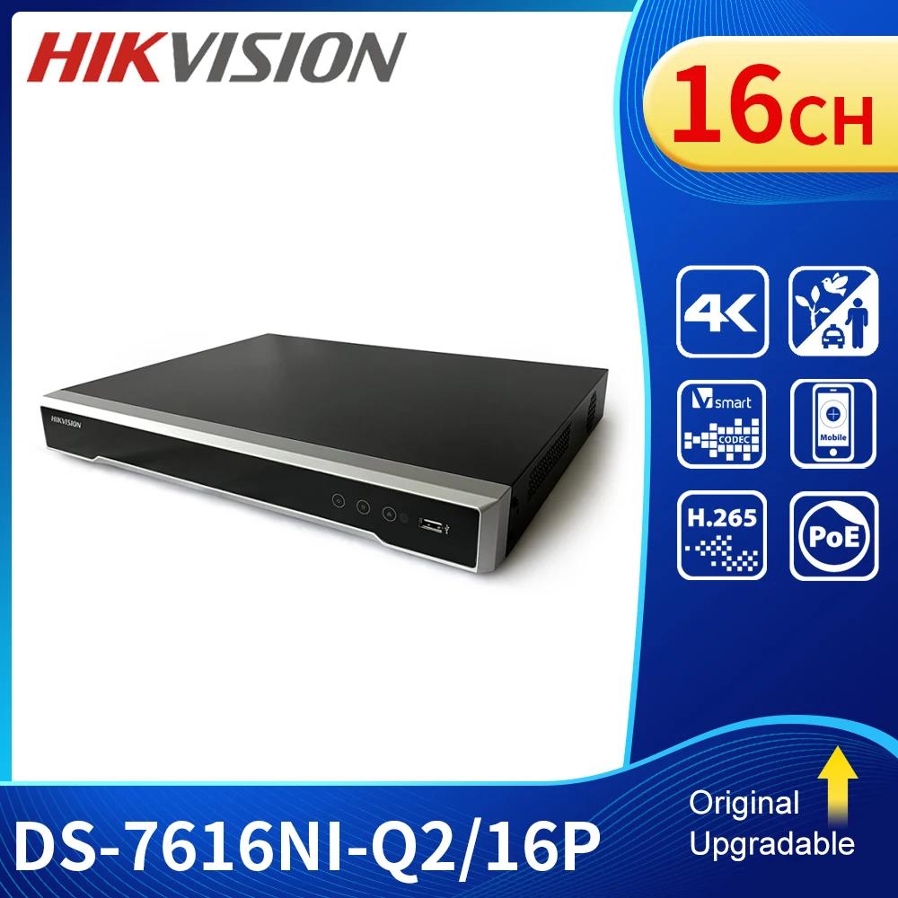 Hikvision POE NVR P2P   , H.265 +, DS-7616NI-Q2/16P, 16ch